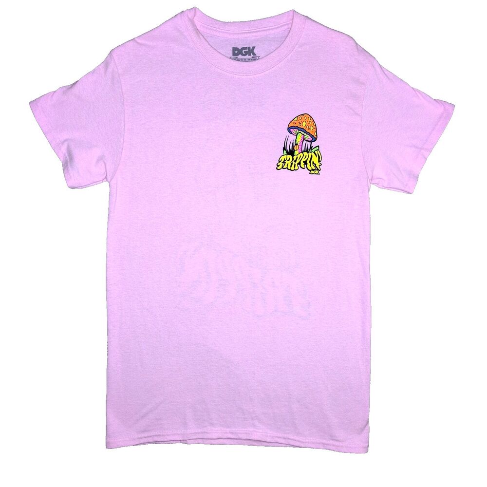 Graphic Tee Pink Trippin Psychedelic 90s Y2K Colorful 100% Cotton Sz Small